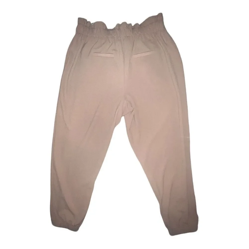 Bar III Trendy Plus Size Paperbag-Waist Jogger Pants Warm Ginger 1X NWT
